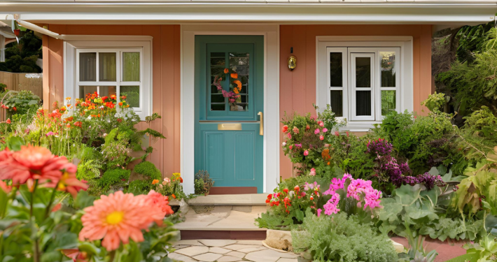 Como preparar para la venta tu casa de campo con jardin florido.